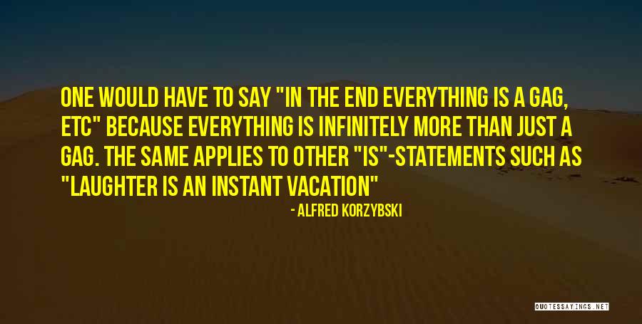 Fabulosity Diet Quotes By Alfred Korzybski