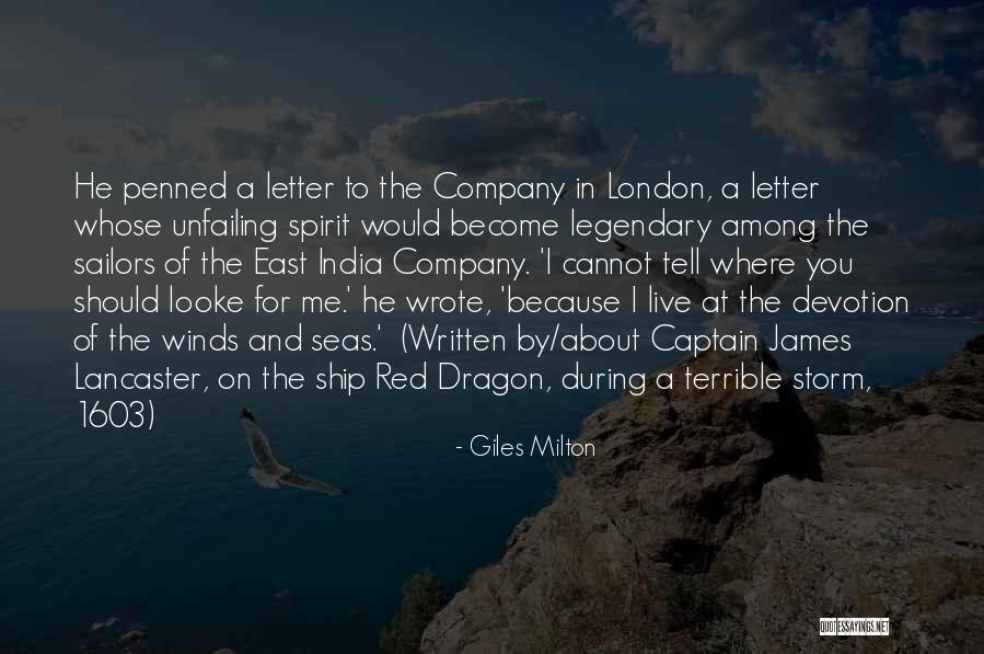 Facciola Cupey Quotes By Giles Milton Facciola Cupey Quotes By Giles Milton