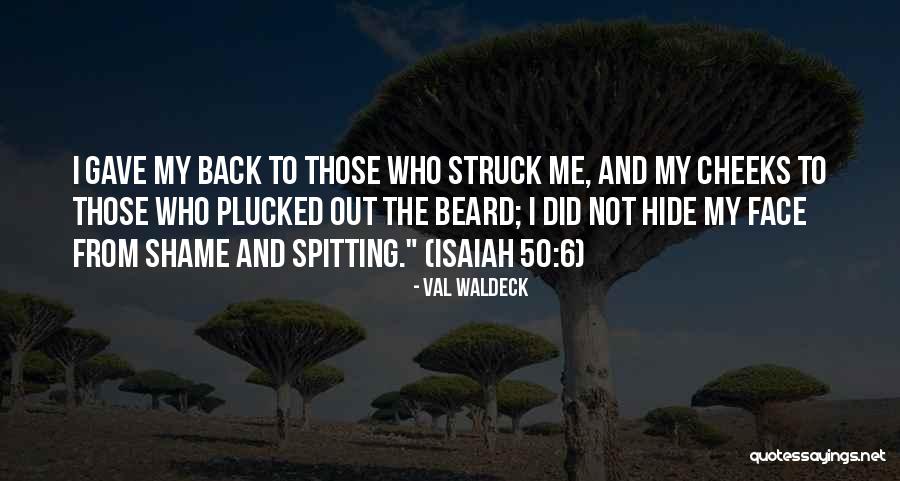 Face Beard Quotes By Val Waldeck Face Beard Quotes By Val Waldeck