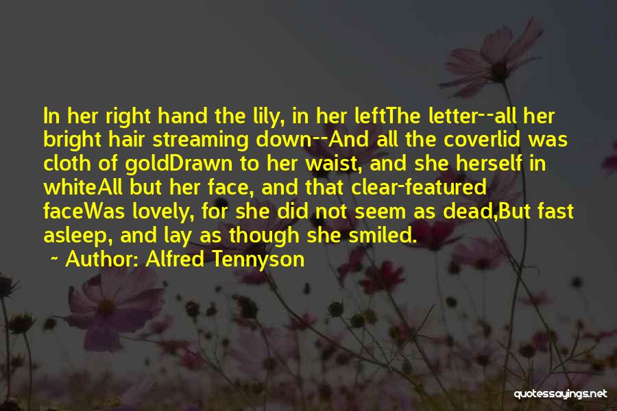 Face Cloth Quotes By Alfred Tennyson