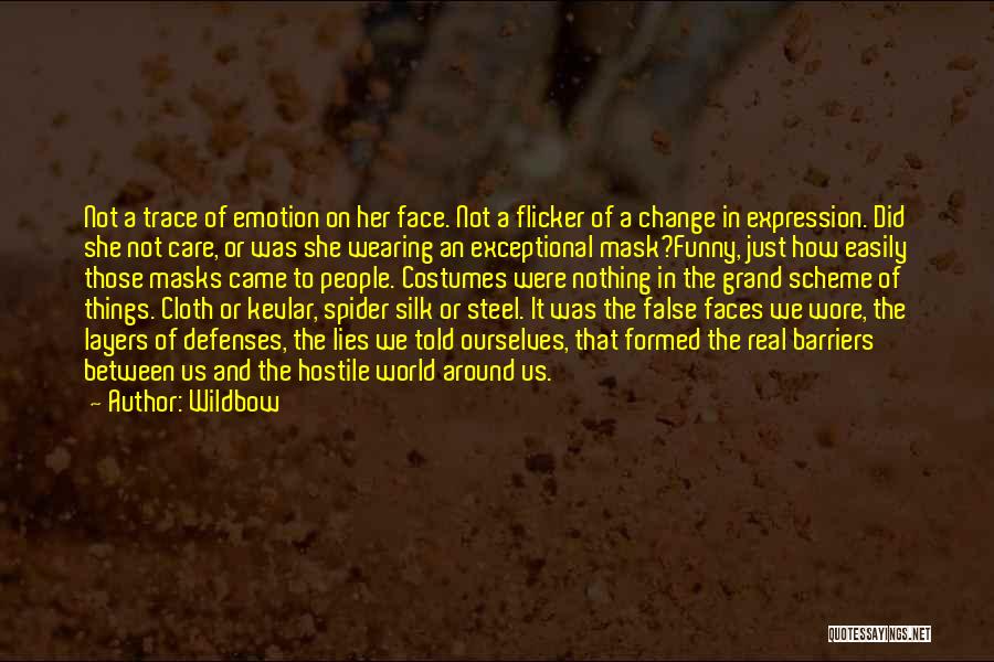 Face Cloth Quotes By Wildbow