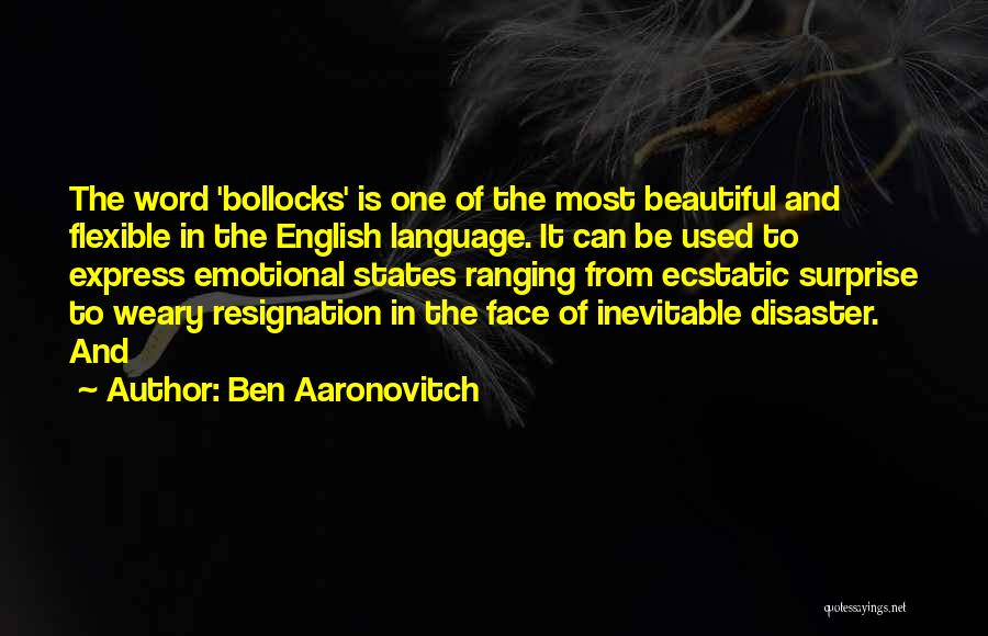 Face It Quotes By Ben Aaronovitch