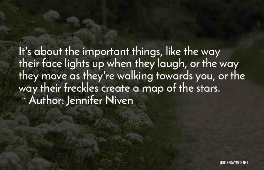 Face Lights Up Quotes By Jennifer Niven