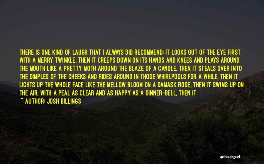 Face Lights Up Quotes By Josh Billings