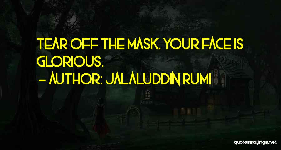 Face Mask Quotes By Jalaluddin Rumi