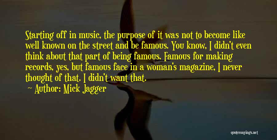 Face Off Famous Quotes By Mick Jagger