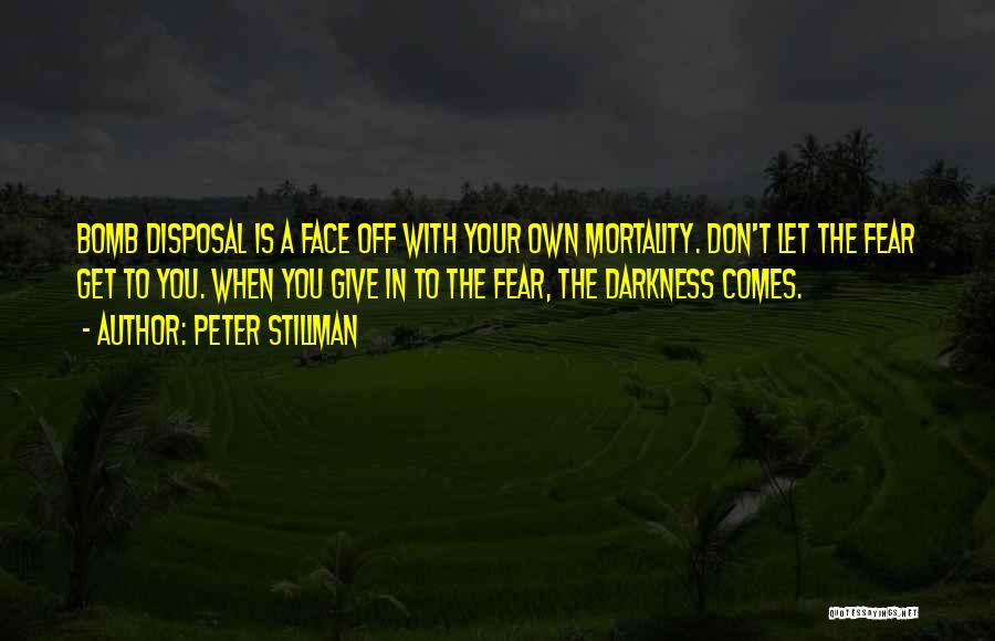 Face Off Quotes By Peter Stillman