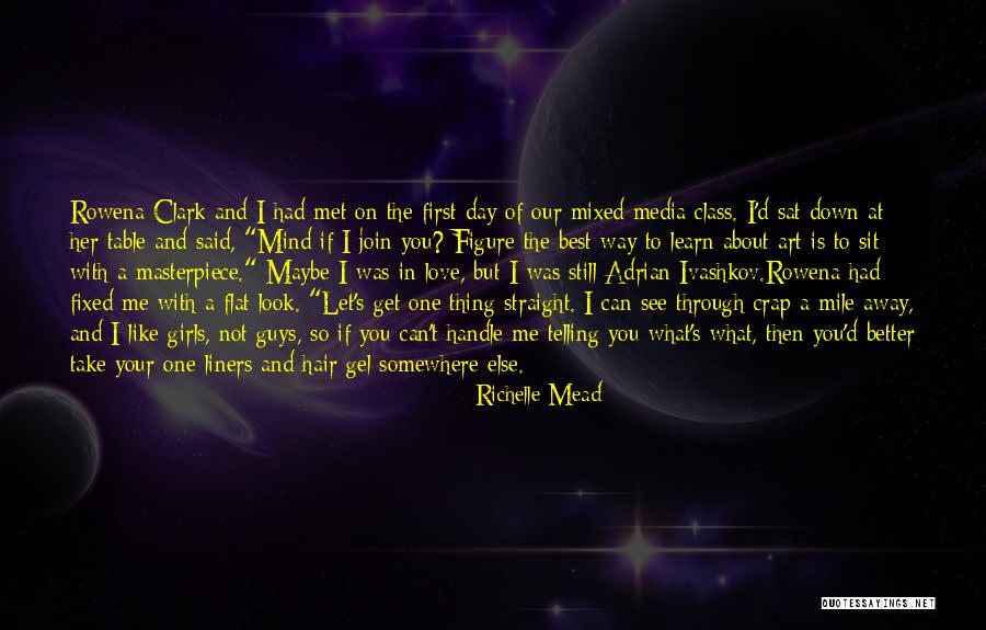 Face Painting Quotes By Richelle Mead