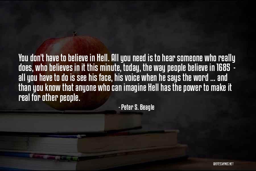 Face Says It All Quotes By Peter S. Beagle