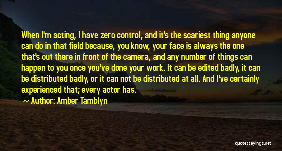 Face The Camera Quotes By Amber Tamblyn