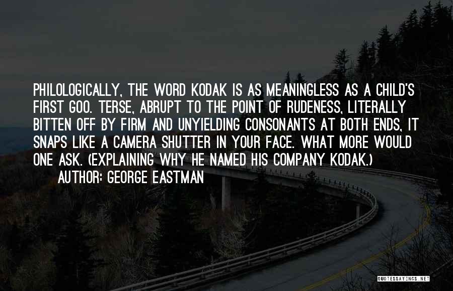 Face The Camera Quotes By George Eastman