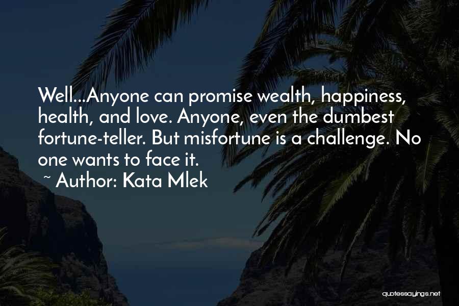 Face The Challenge Quotes By Kata Mlek