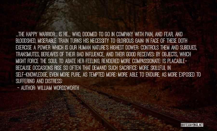 Face The Fear Quotes By William Wordsworth