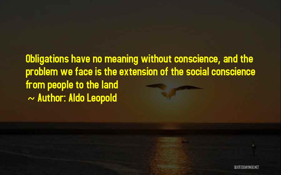 Face The Problem Quotes By Aldo Leopold