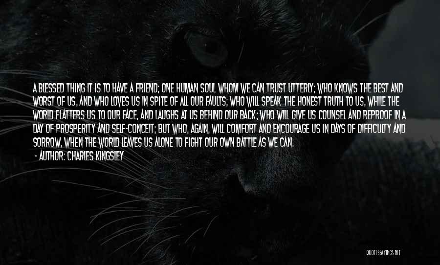 Face The World Alone Quotes By Charles Kingsley