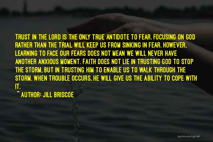 Face To Face Learning Quotes By Jill Briscoe