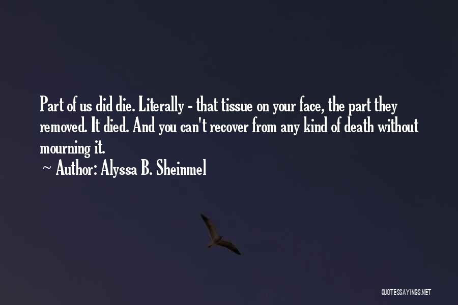 Face Transplant Quotes By Alyssa B. Sheinmel