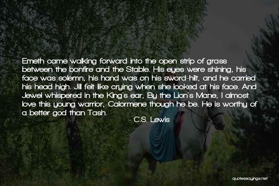 Face When I Open Quotes By C.S. Lewis