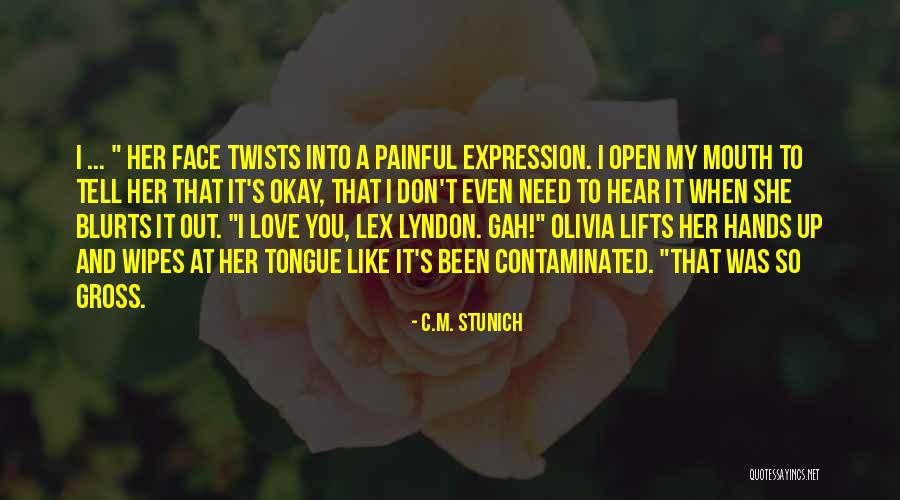 Face Wipes Quotes By C.M. Stunich Face Wipes Quotes By C.M. Stunich