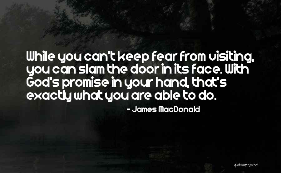 Face Your Fear Quotes By James MacDonald