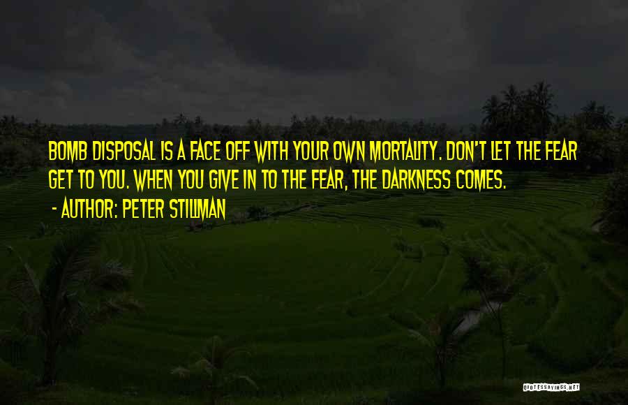 Face Your Fear Quotes By Peter Stillman