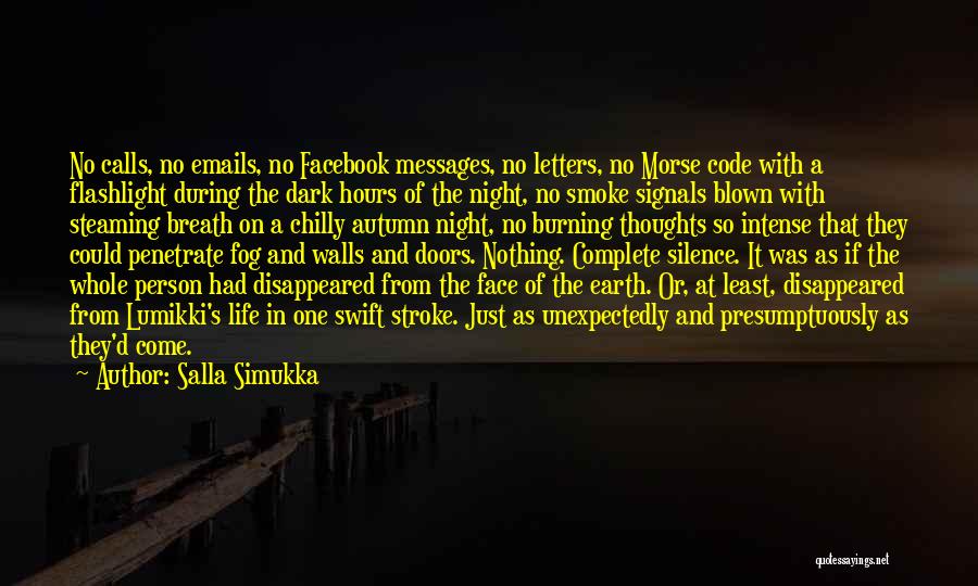 Facebook D.p Quotes By Salla Simukka