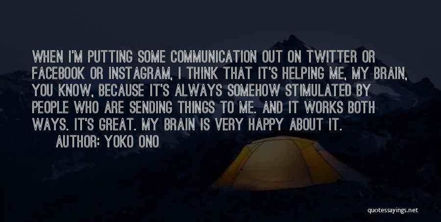 Facebook Know It All Quotes By Yoko Ono