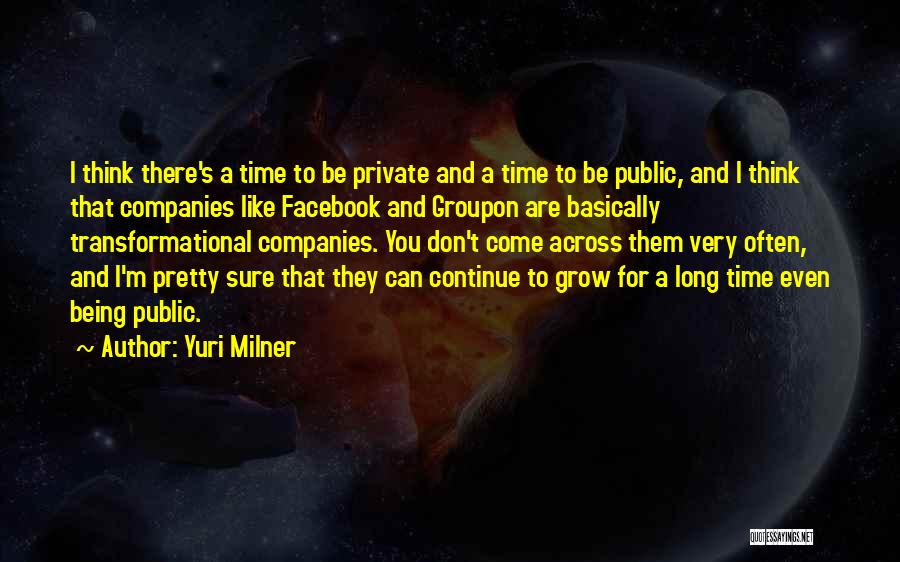 Facebook Like Quotes By Yuri Milner
