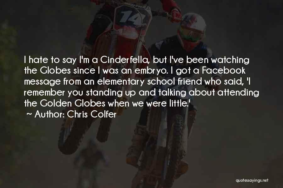 Facebook Message Quotes By Chris Colfer
