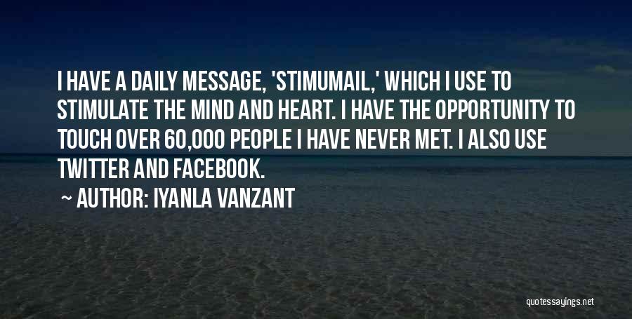 Facebook Message Quotes By Iyanla Vanzant