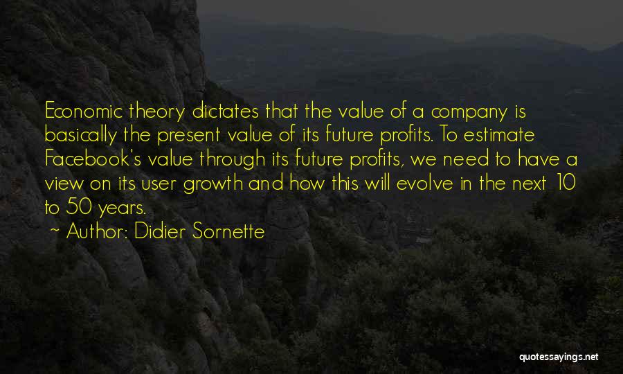 Facebook User Quotes By Didier Sornette