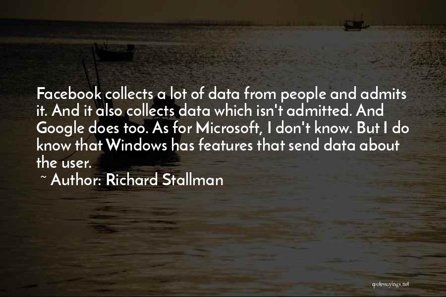 Facebook User Quotes By Richard Stallman