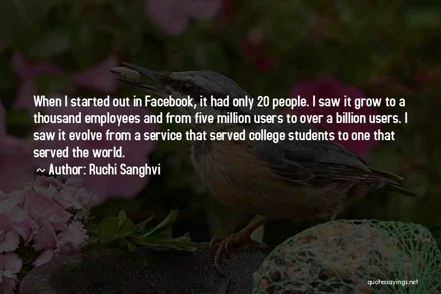 Facebook Users Quotes By Ruchi Sanghvi