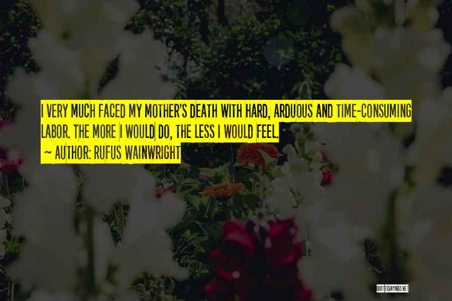 Faced Death Quotes By Rufus Wainwright