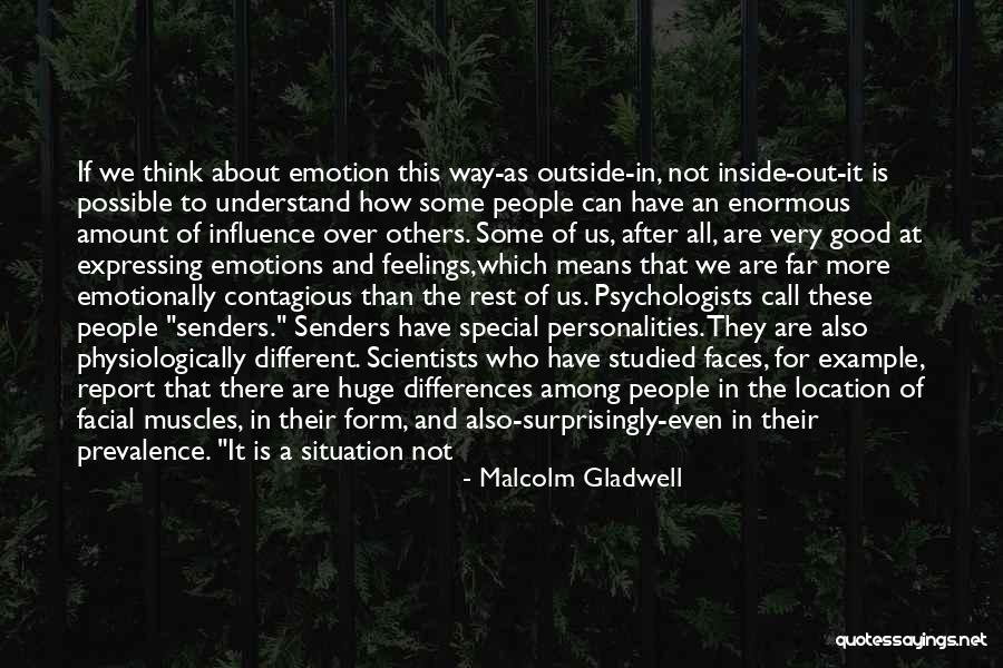 Facial Quotes By Malcolm Gladwell