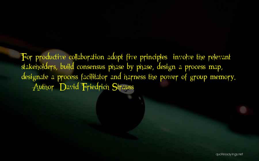 Facilitator Quotes By David Friedrich Strauss