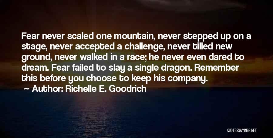Facing Challenge Quotes By Richelle E. Goodrich