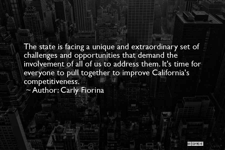 Facing Challenges Together Quotes By Carly Fiorina