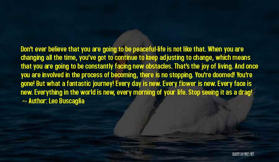 Facing Change Quotes By Leo Buscaglia