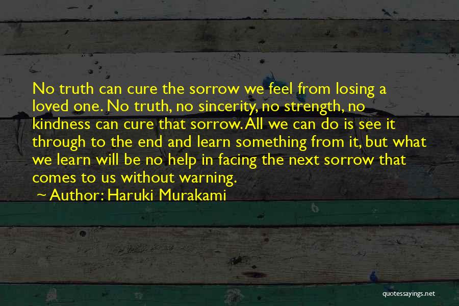 Facing Death Quotes By Haruki Murakami