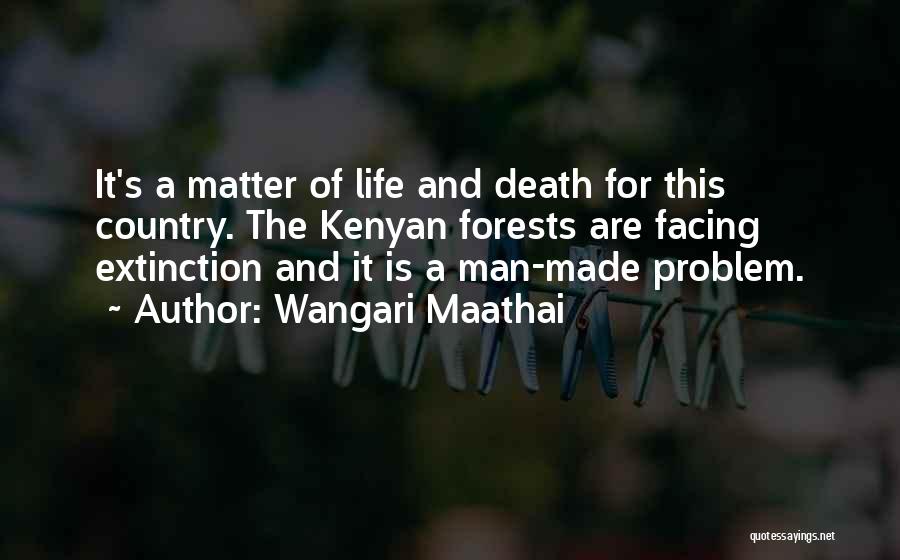 Facing Death Quotes By Wangari Maathai