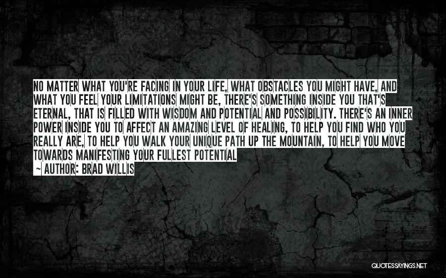 Facing Obstacles In Life Quotes By Brad Willis