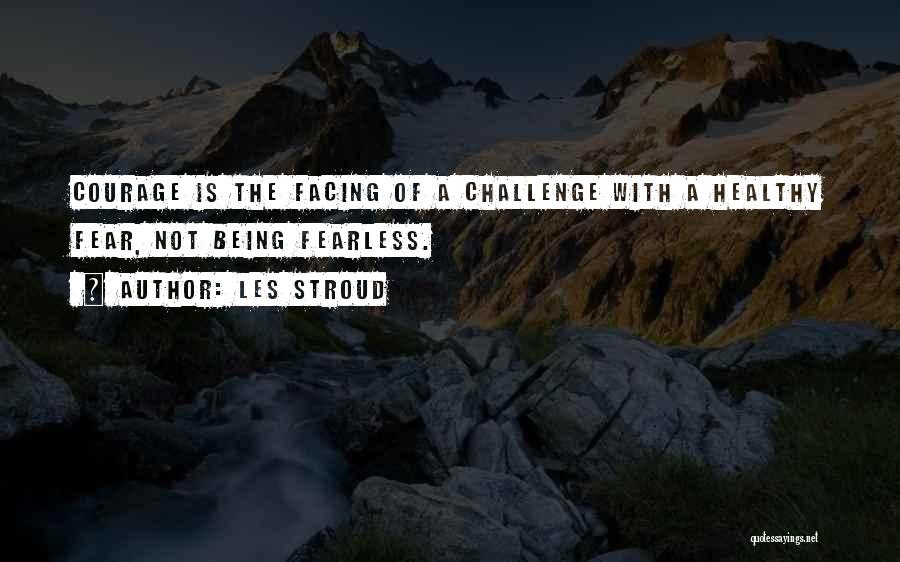 Facing Our Challenges Quotes By Les Stroud