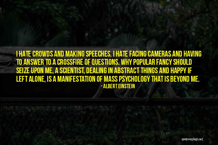 Facing Quotes By Albert Einstein