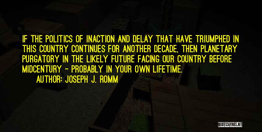 Facing The Future Quotes By Joseph J. Romm