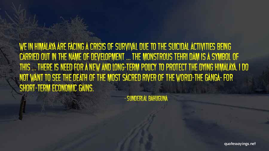 Facing The World Quotes By Sunderlal Bahuguna Facing The World Quotes By Sunderlal Bahuguna