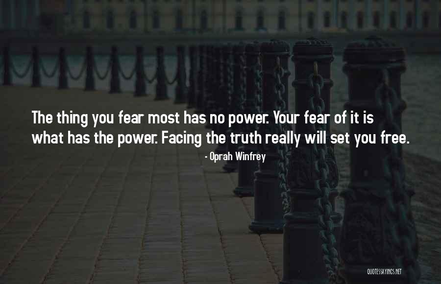 Facing Your Fear Quotes By Oprah Winfrey Facing Your Fear Quotes By Oprah Winfrey