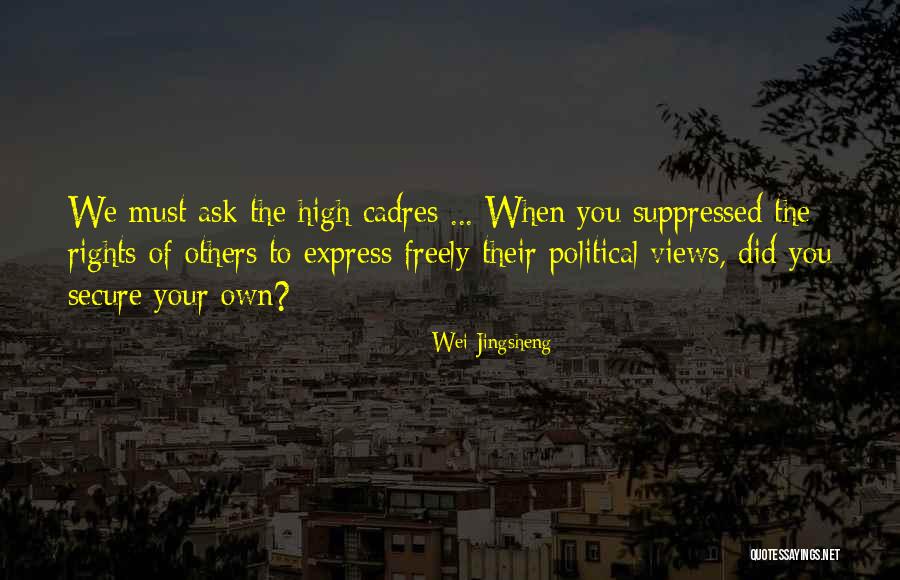 Facio Facere Quotes By Wei Jingsheng Facio Facere Quotes By Wei Jingsheng