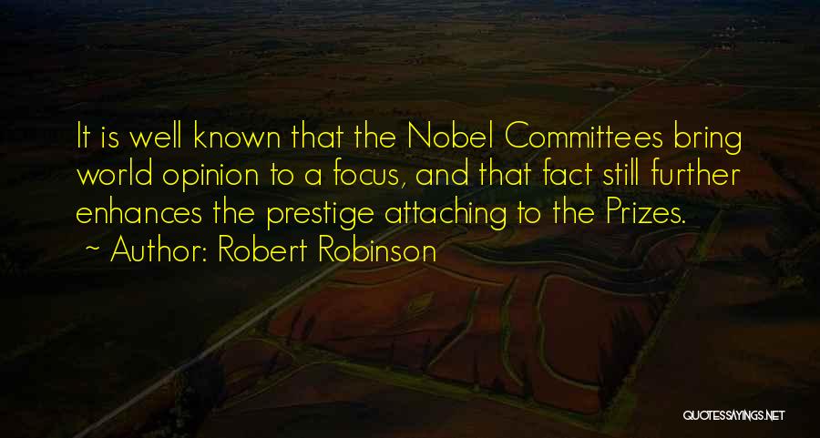 Fact And Opinion Quotes By Robert Robinson