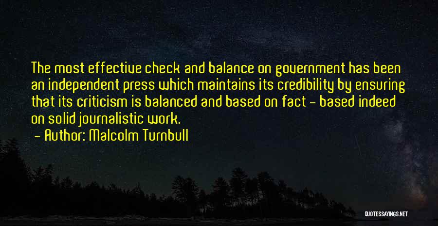 Fact Check Quotes By Malcolm Turnbull